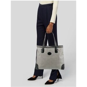 Gucci Gray and Blue Tote Bag
